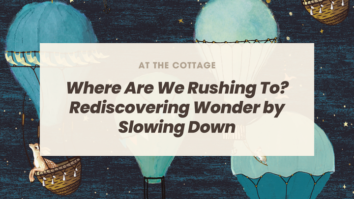 Where Are We Rushing To? Rediscovering Wonder by Slowing Down