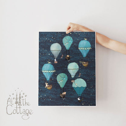 Hot Air Balloons Art Print