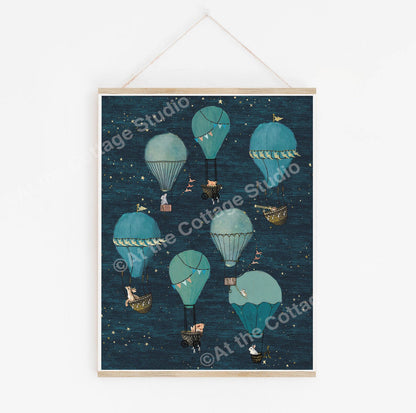 Hot Air Balloons Art Print