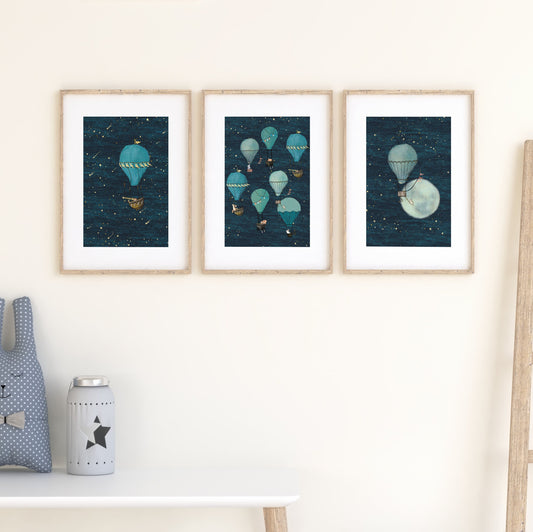 Mouse Moon Art Print