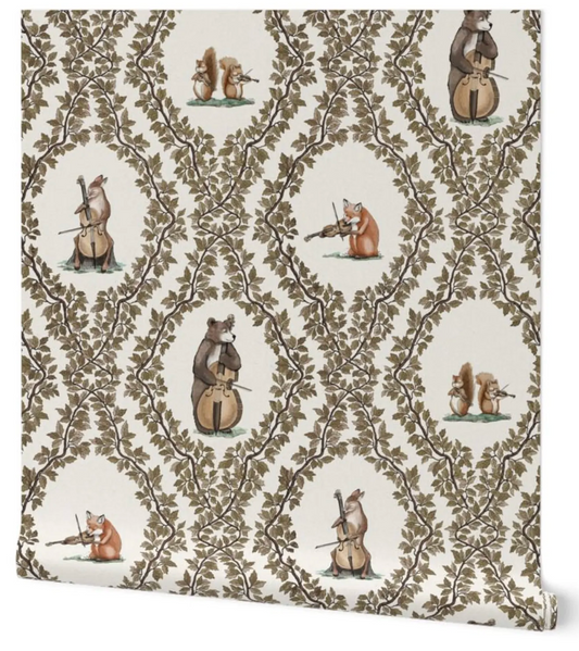 Woodland Lullaby Wallpaper